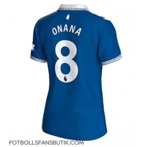 Everton Amadou Onana #8 Replika Hemmatröja Damer 2023-24 Kortärmad